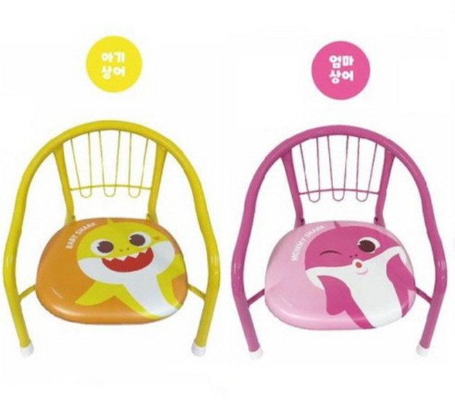 핑크퐁 아기상어 삑삑이 의자 노랑 아기상어 조그만한 기스나 까짐은있을수있습니다, 옐로우