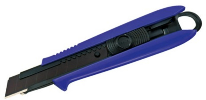 타지마 공업용 커터 칼 커텃칼 드라이버 대형 18mm DC-L500VBCL 남색, 단품, 드라이버컷터칼(남색)_DC-L500VBCL
