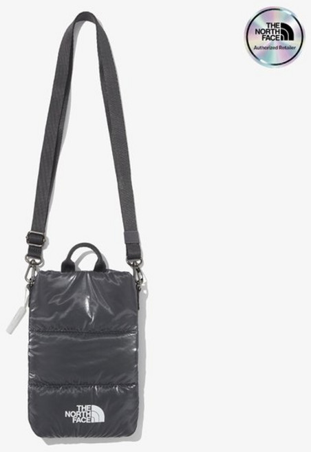 매장정품 THE NORTH FACE 노스페이스 브랜드관 NN2PQ56S 키즈 패딩 크로스백 미니_SILVER GRAY 1715186, ONE, SILVER GRAY