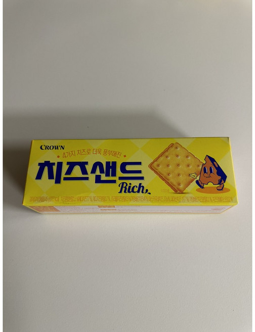 크라운 치즈샌드 리치 45g, 3개