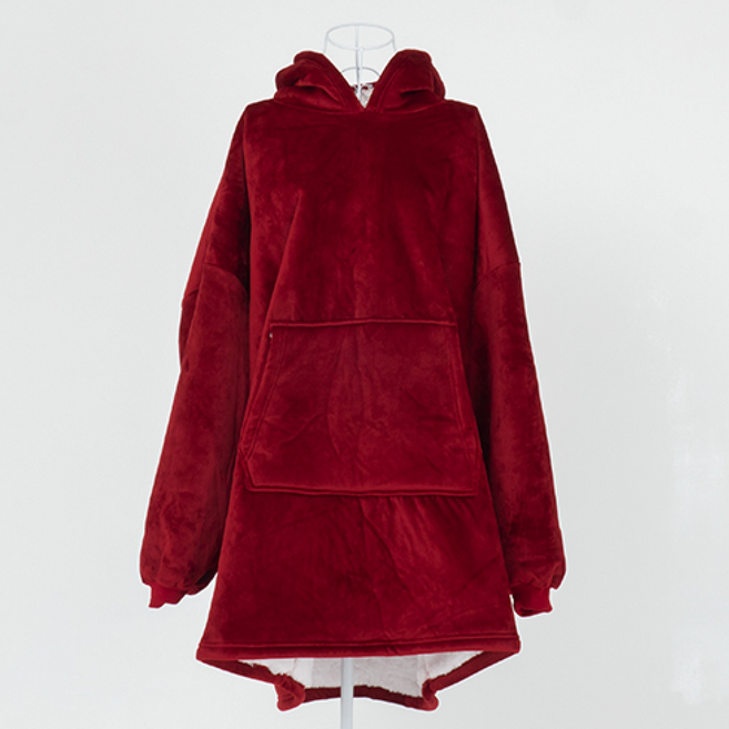 집순이 전신 빅 후드 담요 4색