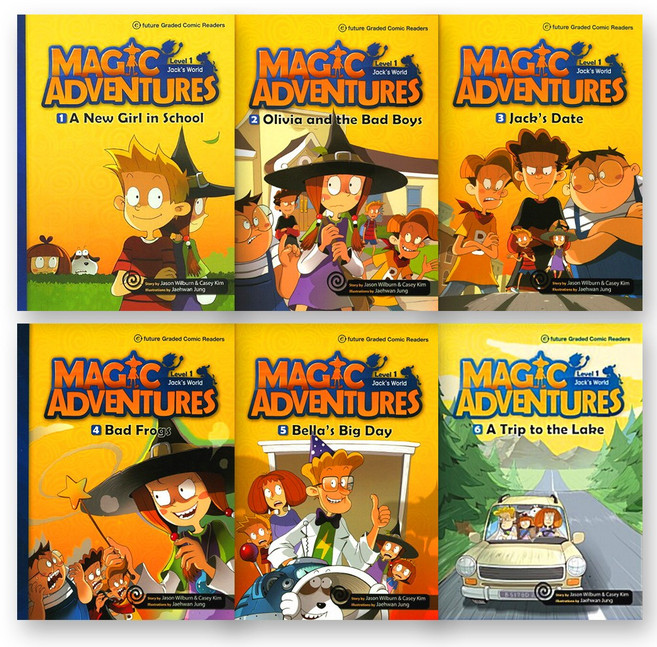 매직 어드벤처 Magic Adventures 레벨 1 Jack's World 1-6권 세트 (전6권) 이퓨쳐