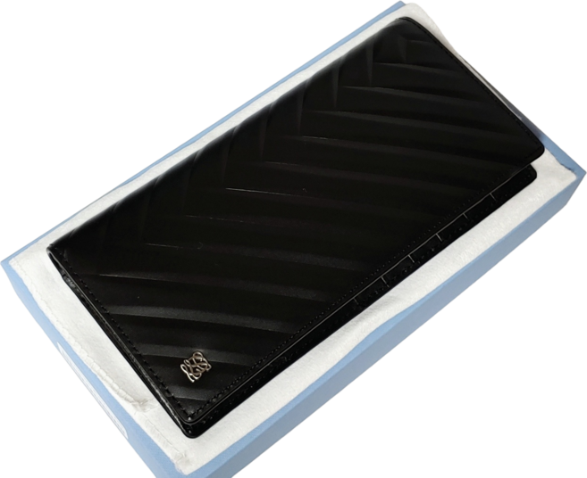 [200%정품보장] 루이까또즈 블랙 소가죽 시그니처 남성 장지갑 [선물포장가능]