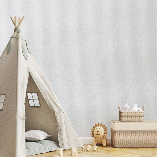 폭 50cm/100cm 풀 없이 붙이는 벽지, 펄크림화이트, 센스월-로제