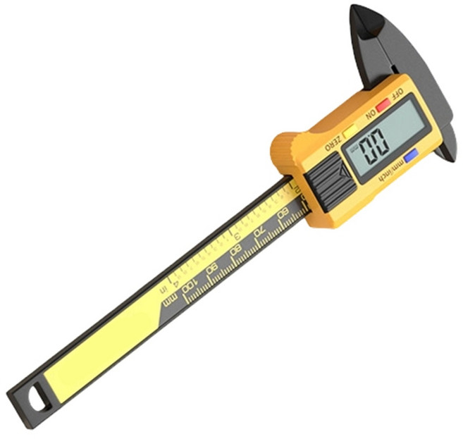 캘리퍼스 도구 LCD 디지털 디스플레이 버니어 캘리퍼스 전자 측정 눈금자, 100mm