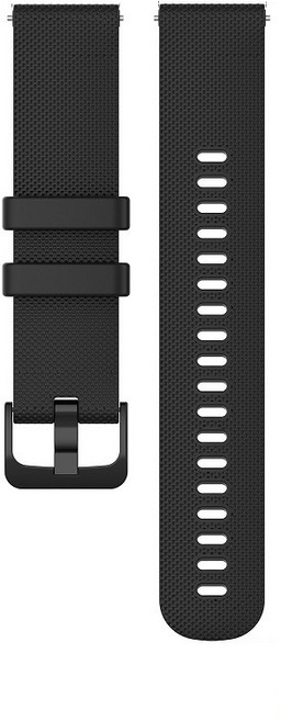 矽膠錶帶 適用 Garmin 22mm 運動腕帶, 小格紋錶帶-黑, 1個
