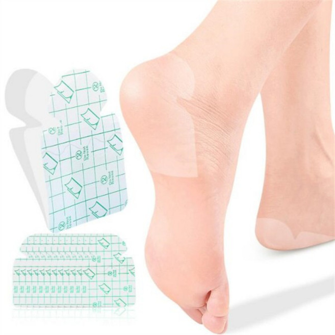 초박형 PU 필름 힐 풋 케어 스티커 보습 수분 보충제 갈라짐 방지 리페어 건성 피부 투명 패치 12 개 30, 02 30Pcs
