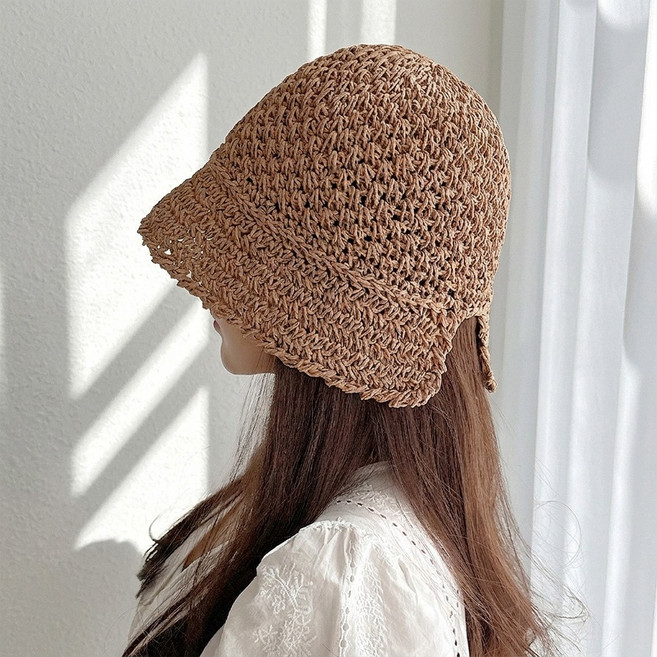 베리룸 보넷 라탄 벙거지 모자