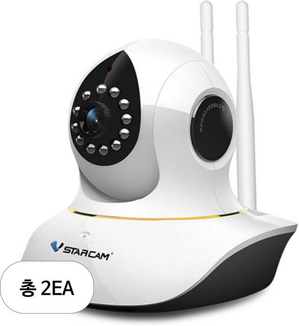 브이스타캠 듀얼 안테나 IP 카메라 실내용, VSTARCAM-300W, 2개