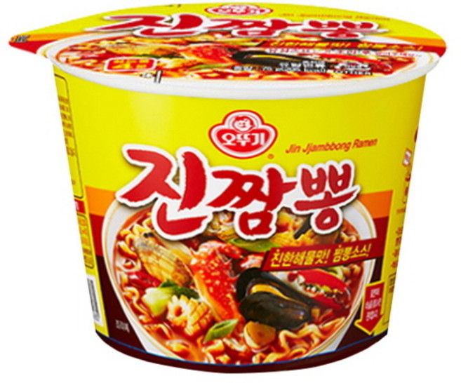 오뚜기 진짬뽕 큰컵라면 12개입, 12개