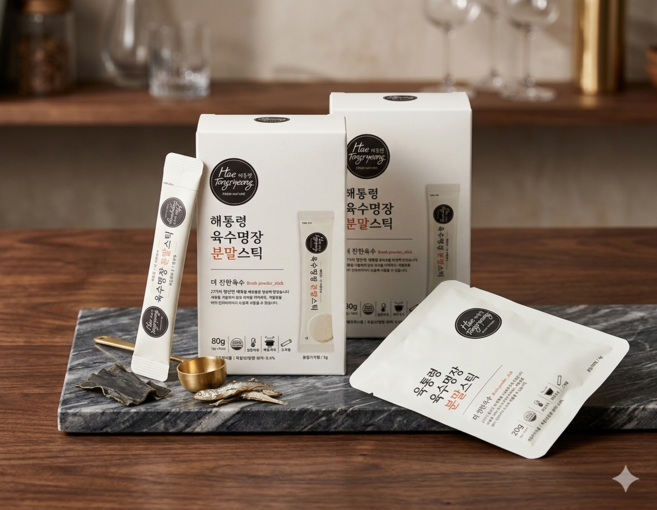 (백화점상품) NS홈쇼핑 해통령 육수명장 분말스틱 (무료체험 포함), 1g, 185개