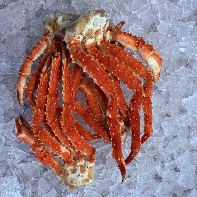 청금진게 훗카이도 최상급 프리미엄 자숙 컷팅된 킹크랩 섹션(다리+집게), 1박스, 1kg