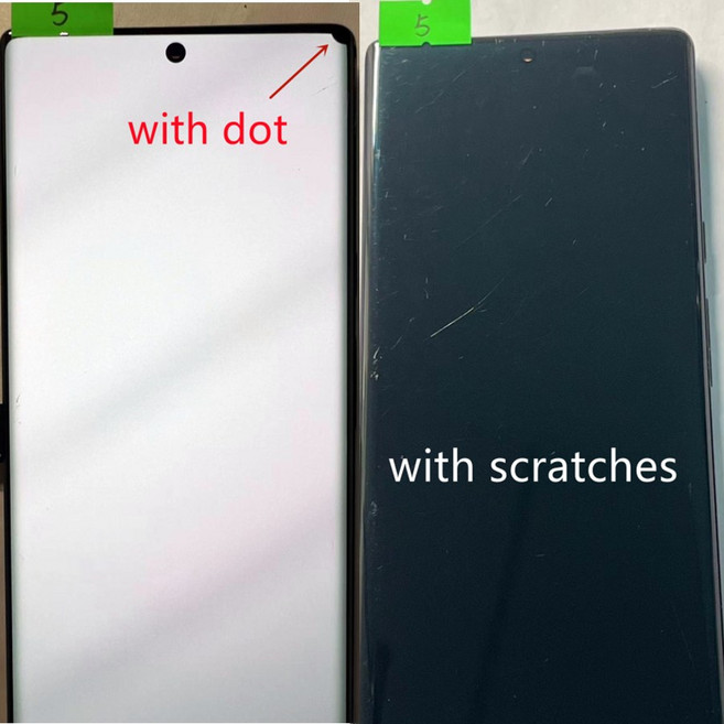 GEEKI 휴대폰 스마트폰 자가 수리 교체 부품 구글 픽셀 6 프로용 AMOLED 오리지널 LCD 디스플레이 스크린 터치 디지타이저 어셈블리 스팟 포함, [01] Display 5with dot, 1개