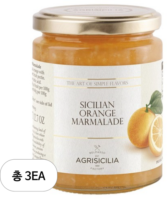 오렌지 마멀레이드, 360g, 3개