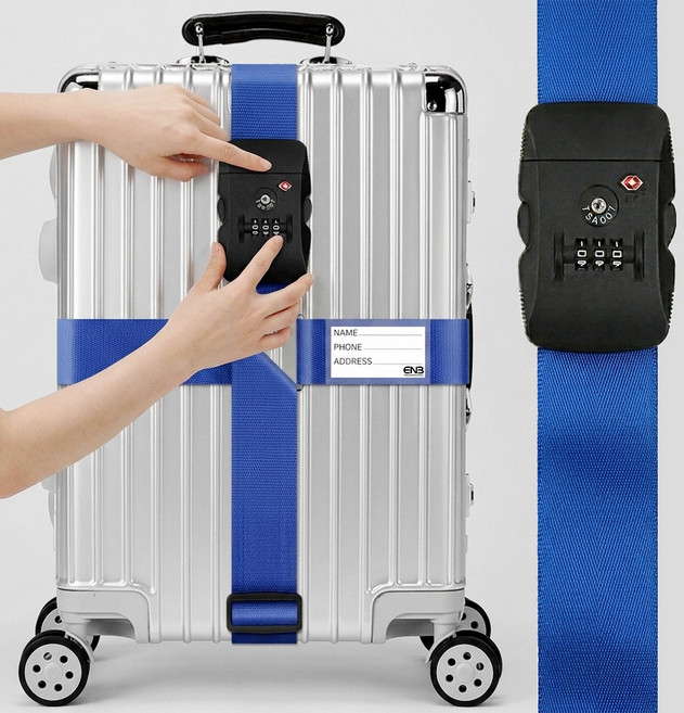 이엔비 TSA 여행 캐리어 가방 잠금 스트랩 벨트