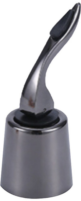 스테인리스 스틸 밸브형 와인스토퍼, 블랙, 1개