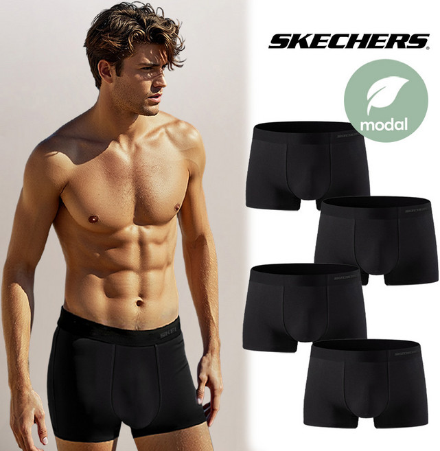 스케쳐스 남자 심리스 모달 드로즈 팬티 4장세트