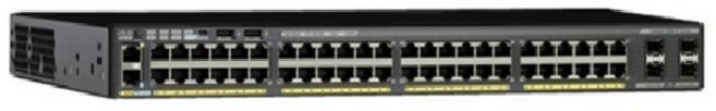 시스코 (cisco) L2 스위치 WS-C2960X-48TS-L Switch 48포트 스위칭허브, 1개