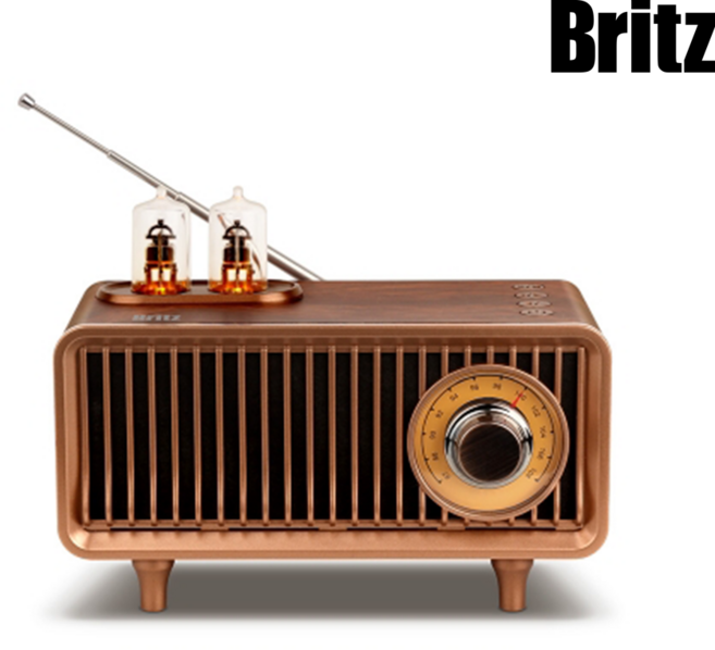 요즘대세 브리츠 BA-MK250 PLUS 포터블 블루투스스피커 / 진공관스타일 / FM라디오