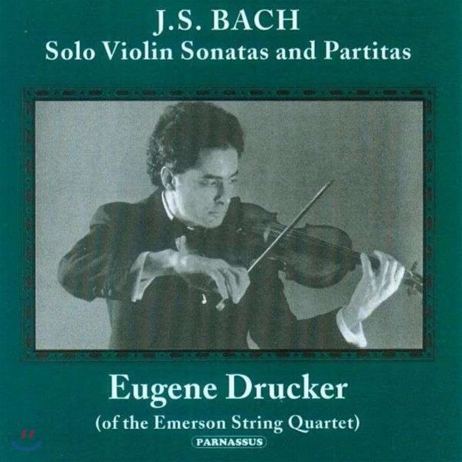 [CD] Eugene Drucker 바흐: 무반주 바이올린 파르티타 (J.S.Bach: Sonatas & Partitas for Unaccompanied V..., Parnassus Records, CD