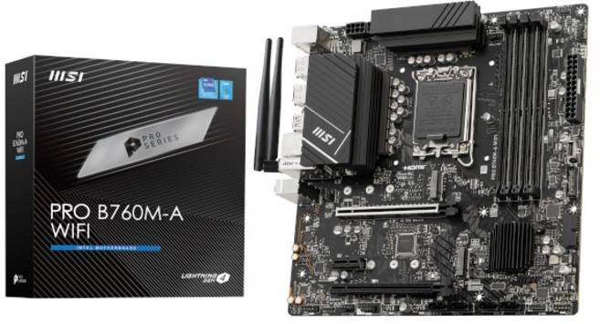 [MSI] PRO B760M-A WIFI (인텔B760/M-ATX)