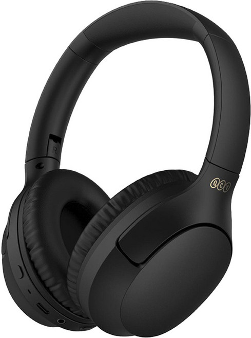 QCY 무선 블루투스 헤드폰 H2 프로, 블랙, BH23H2B(블랙)
