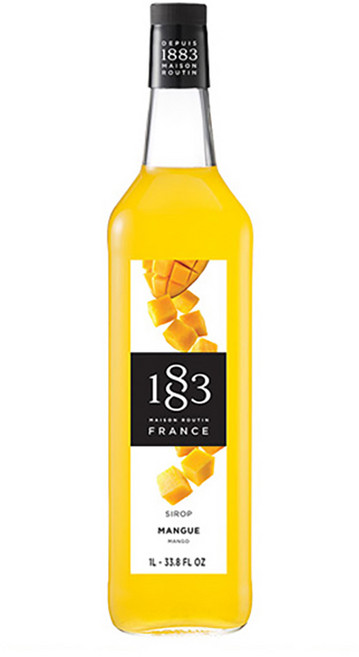 망고과일 커피시럽 1000ml 6개, 1L