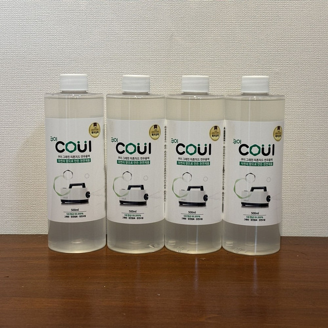 피톤치드 연무액 연무기 액상 4병, 4개, 500ml