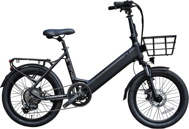 이지라이드 시티20 25년형 CITY20 전기자전거 36V 10Ah 16.7Ah, 블랙, 알루미늄