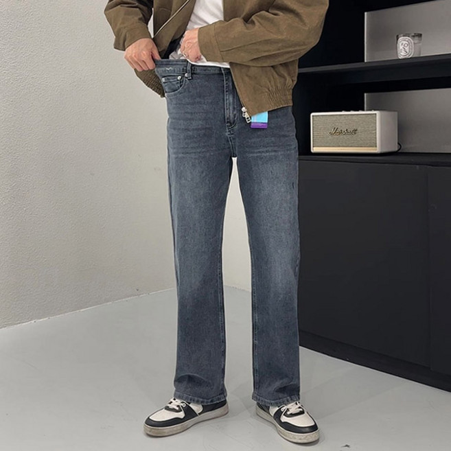 치트키 MADE 버마터2 딥컬러 세미와이드 데님 new