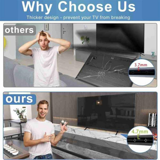 TCL TV 스탠드 다리용 A70P 스탠드 28 32 40 43 49 50 55 65 인치 TCL Roku TV 다리용 TV 스탠드 나사가 있, 1개