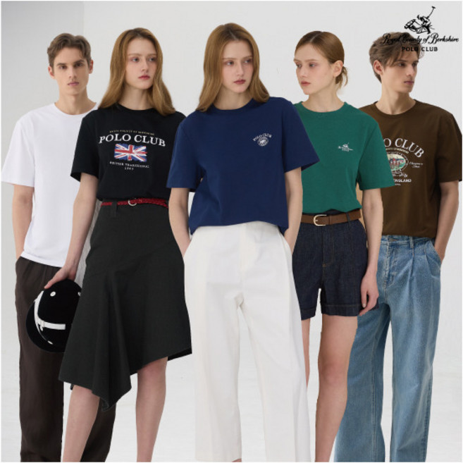 [RCBPC] ■ (RCB POLO CLUB) 26SS 남녀공용 소로나 반팔 티셔츠 5종(R606)