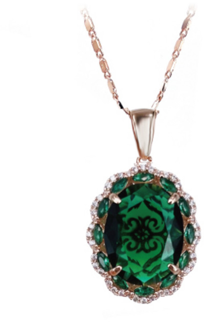 [혜성 주얼리] 루미엘 에메랄드 목걸이