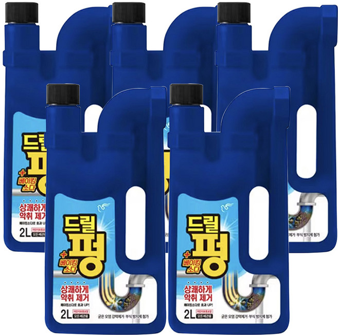 피죤 드릴펑 베이킹소다, 5개, 2L