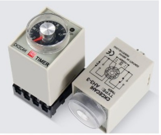 타이머 8핀타이머 AC220V 60초 소켓 별매., 1개