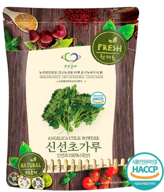 푸른들판 신선초 가루 분말 국내산, 500g, 1개