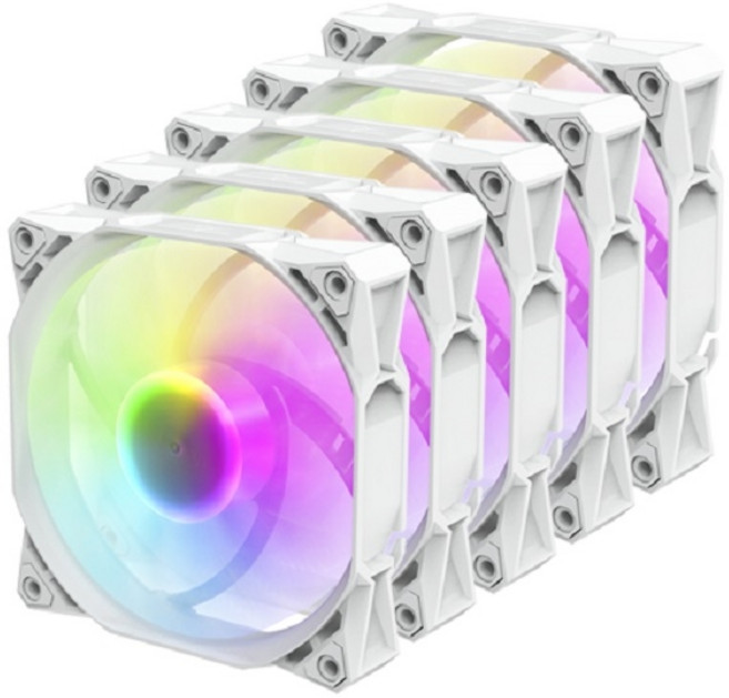 darkFlash S101 FDB ARGB 시스템쿨러 화이트 (5PACK)