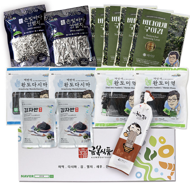 금복식품 진선미 선세트 해조류 선물세트 명절선물 설선물 완도산 1세트, 1개