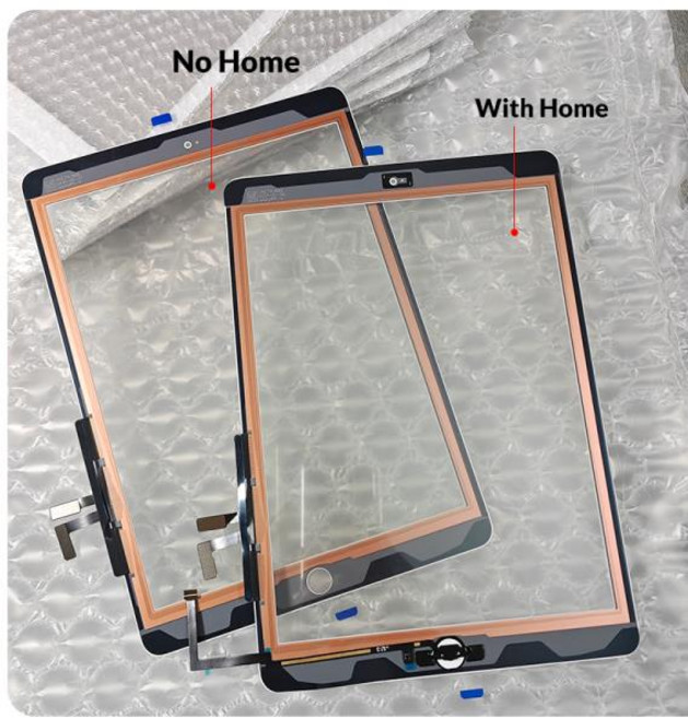 iPad Air 1 iPAD 5 A1474 전면 터치 스크린 디지타이저 센서 교체 디스플레이 유리 + 도구 1개, 07 Black No Home