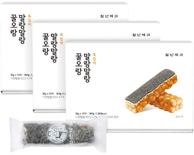 말랑말랑 꿀오랑 흑임자, 260g, 1개