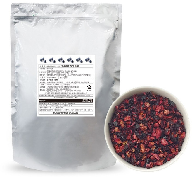 앤네이쳐 동결건조 블루베리 다이스 그래뉼 300g, 2개, 2개