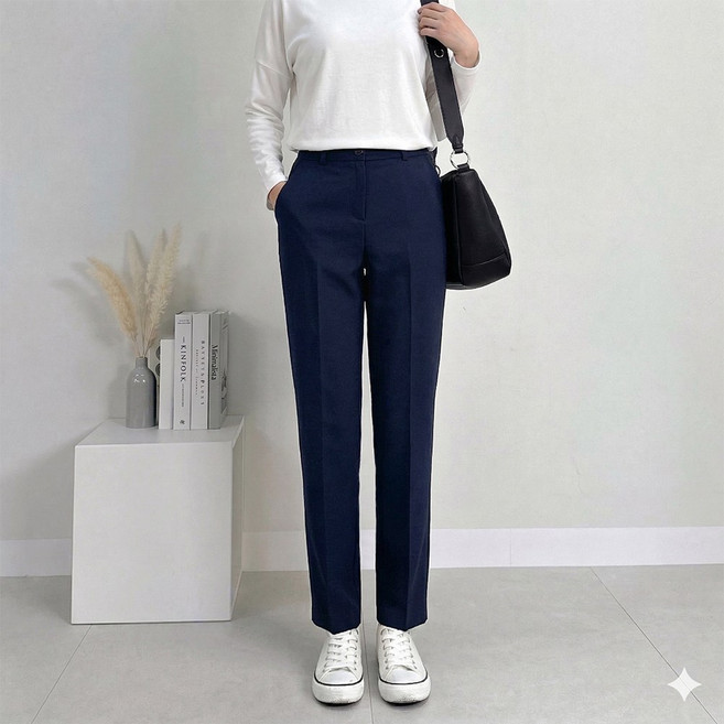 여성 정장바지 테이트 팬츠 S~3XL 빅사이즈 여성의류