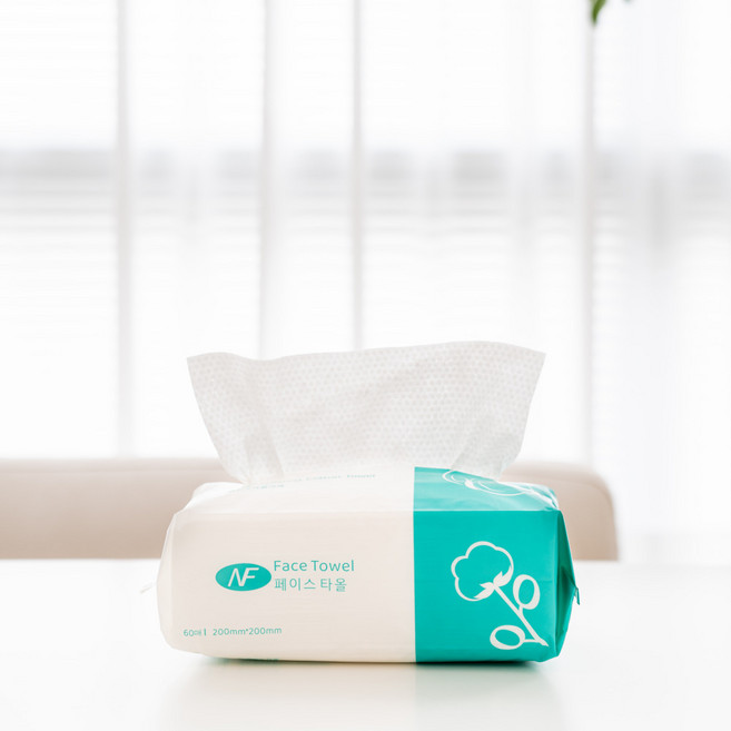 뉴 페이스 일회용 위생 페이스 타올, 60매, 1개