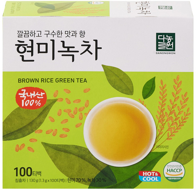 다농원 현미녹차, 1.3g, 100개입, 1개