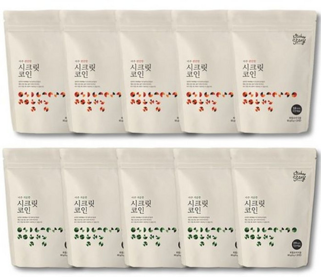 빅마마이혜정 시크릿코인 편안한맛+개운한맛 총200알(편안한맛 100알+개운한맛 100알), 80g, 10개