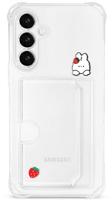 로윈 슬림핏 카드수납 케이스 빼꼼디자인 베스트 카드포켓 갤럭시 S24FE S23FE