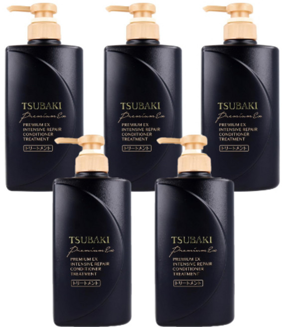 츠바키 프리미엄 EX 인텐시브 리페어 컨디셔너, 5개, 450ml