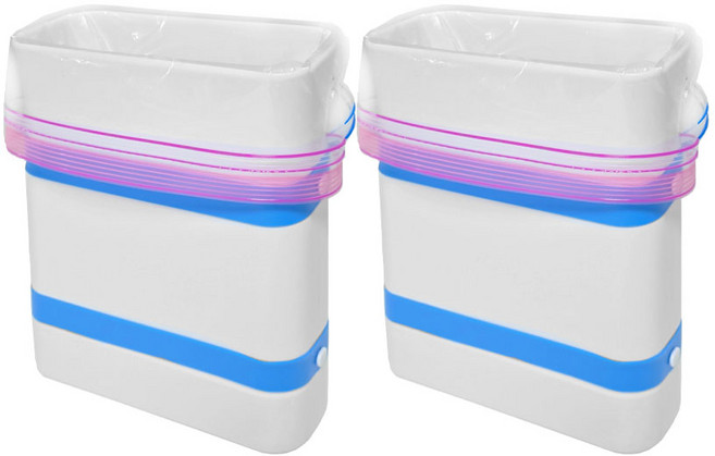 로직프리 푸드 블록 메이커 세트 냉동실 정리 아이템 육수 냉동 보관팩, 화이트, 2개