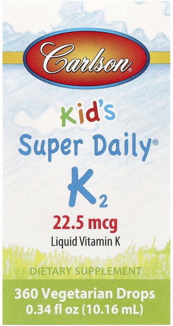 칼슨랩스 어린이용 Super Daily K2 22.5mcg 10.16ml(0.34fl oz), CAR10330, 10.16ml, 1개 - 쿠팡