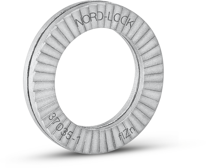 Nord-Lock 풀림방지 와셔, 합금강NL20 100개, 1개